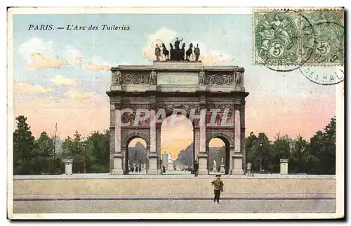 Paris - 1 - L&#39Arc des Tuileries - Cartes postales