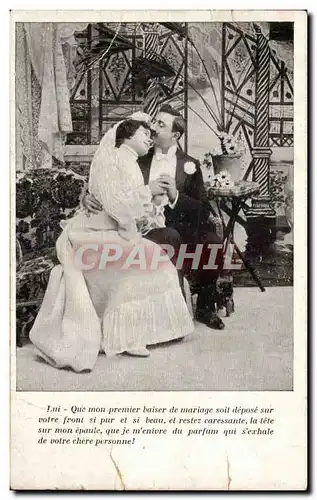 Fantaisie - Couple - Mariage - Wedding - Bride - Cartes postales