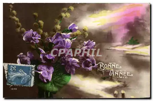 Fantaisie - Bonne Fete - Fleurs - Flowers - Cartes postales