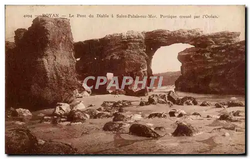 Royan - Le Pont du Diable a Saint Palais sur Mer - Ansichtskarte AK