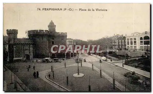 Perpignan - Place de la Victoire - Ansichtskarte AK
