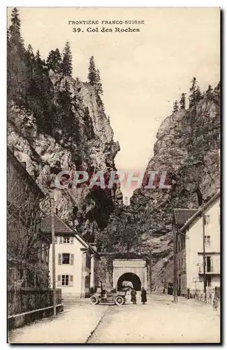 Suisse - Schweiz - Jura - Franco - Suisse - Col de Roches - Ansichtskarte AK