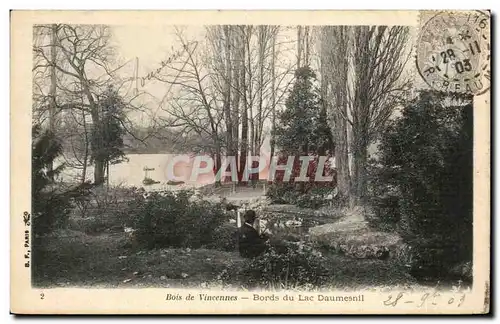 Paris - 12 - Bois de Vincennes - Lac Daumesnil - Ansichtskarte AK