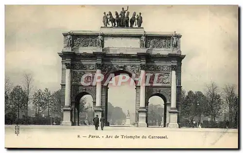 Paris - 1 - Arc de Triomphe du Carrousel Ansichtskarte AK