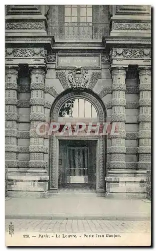 Paris - 1 - Le Louvre - Porte Jean Goujon Ansichtskarte AK