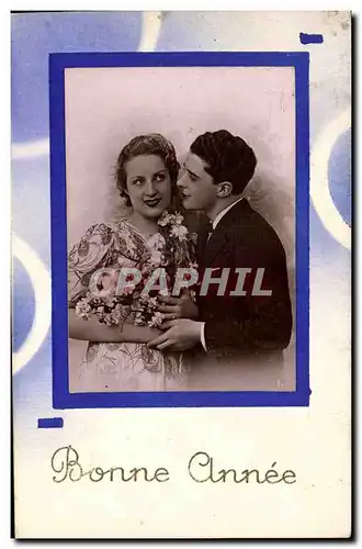 Fetes - Couple - Bonne Anne - Cartes postales