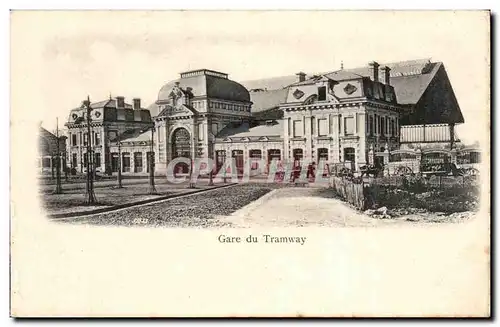 Gare du Tramway - Illustration - Cartes postales