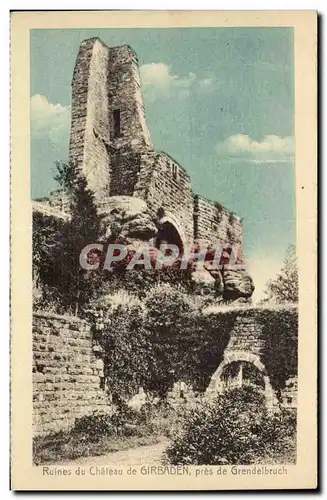 Allemagne - Deutschland - Girbaden -- Ruines de Chateau - pres de Grendelbruch - Ansichtskarte AK