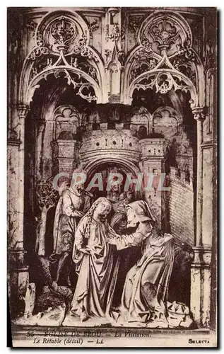 Eglise de Brou - La Visitation - Le Retable - Ansichtskarte AK