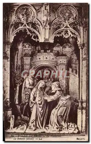 Eglise de Brou - La Visitation - Le Retable - Cartes postales