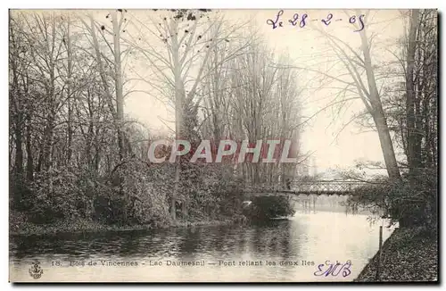 Paris - 12 - Bois de Vincennes - Lac Daumesnil Ansichtskarte AK