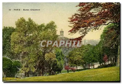 Paris - 19 - Buttes Chaumont - Arts - Tableau Cartes postales