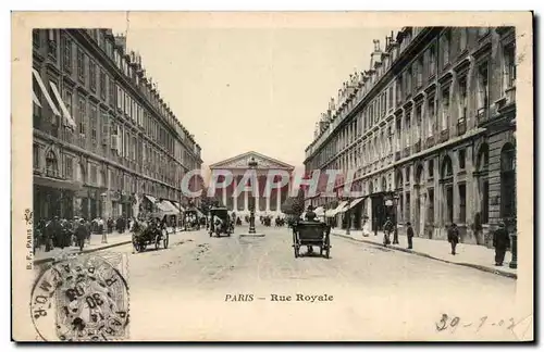 Paris - 1 - Rue Royale - Cartes postales