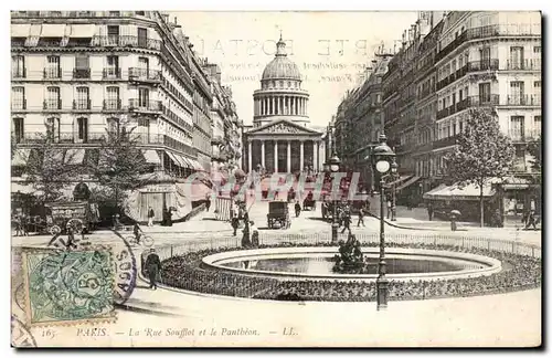 Paris - 5 - Le Pantheon - Rue Soufflot - Cartes postales