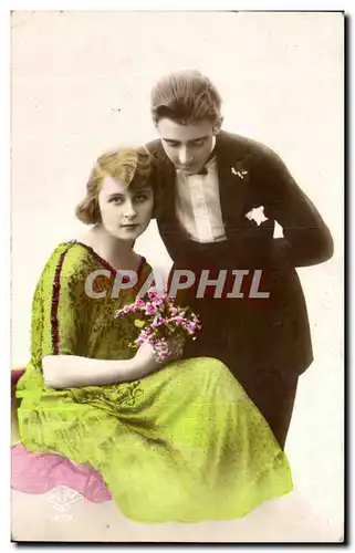 Fantaisie - Couple - 50&#39s couple - Cartes postales