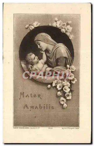 Fantaisie - Bebe- Mere Mother and baby - muguet - lily of the valey - Ansichtskarte AK