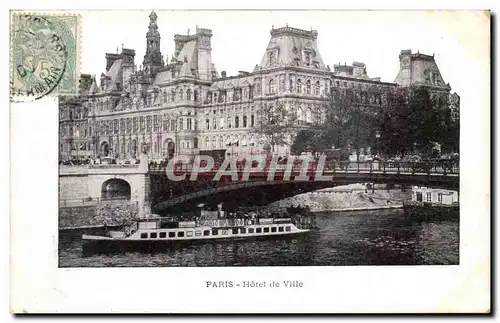 Paris - 4 - Hotel de Ville - Cartes postales