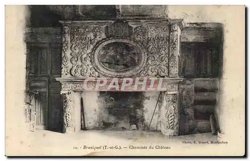 Bruniguel - Cheminee du Chateau Cartes postales