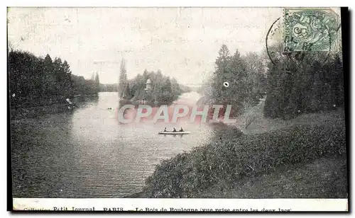 Paris - 16 - Bois de Boulogne - Le Lac - Collection Petit Journal - bateau - boat - Cartes postales