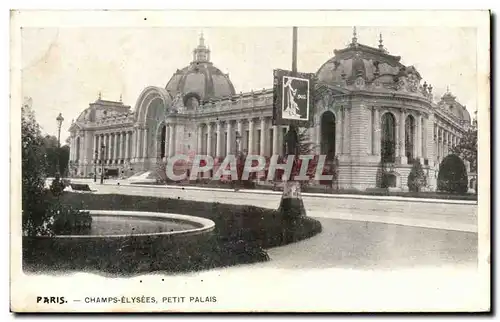 Paris - 8 - Petit Palais - Champs Elysees - Cartes postales -