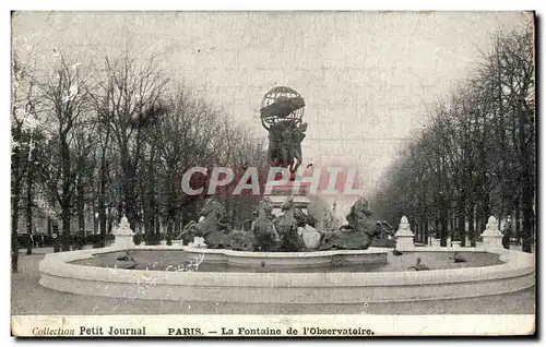 Paris - 6 - Jardin du Luxembourg - Fontaine Carpeaux - Ansichtskarte AK -