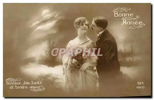 Fantaisie - Couple - Romance in the air - Cartes postales