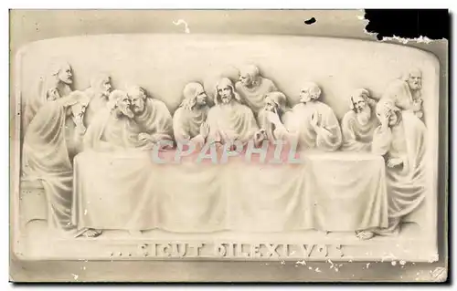 Arts - Bas Relief - The Last Supper Ansichtskarte AK