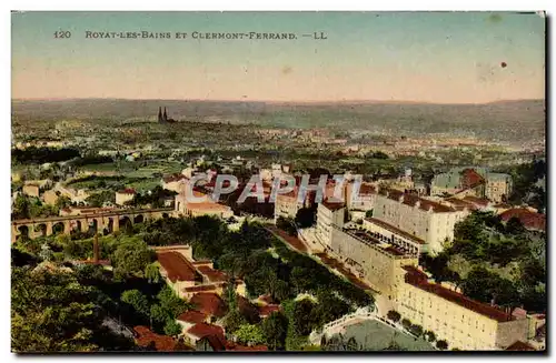 Royat les Bains et Clermont Ferrand - Vue Generale Cartes postales