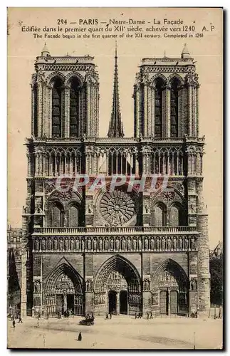 Paris - 4 - Notre Dame - Cartes postales