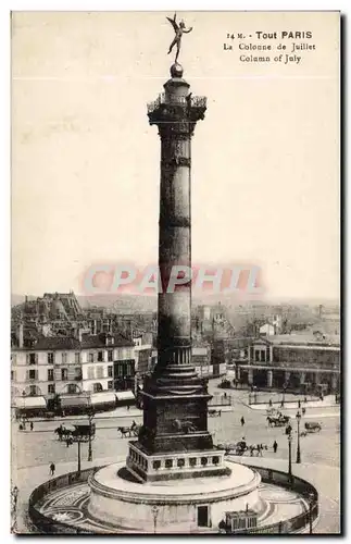 Paris - 11 - Place de la Bastille Cartes postales