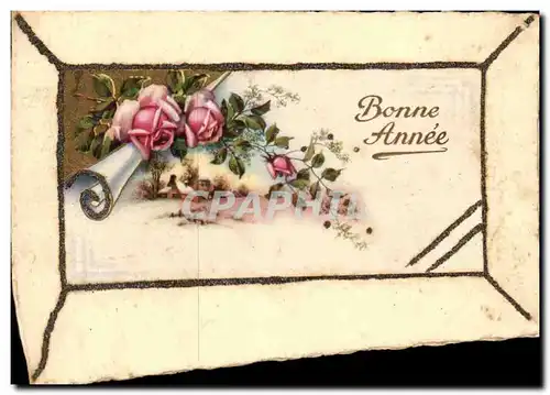 Fetes - Bonne Annee - Rose Cartes postales