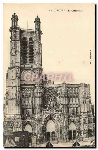 Cartes postales Troyes La cathedrale