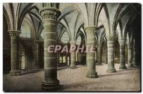 Cartes postales Mont Saint Michel La salle des chevaliers