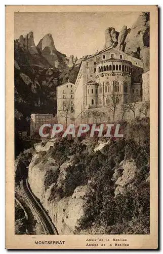 Cartes postales Montserrat Abside de la basilica