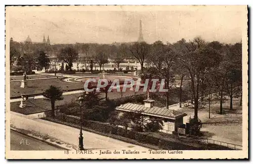 Paris Ansichtskarte AK Jardin des Tuileries (Tour Eiffel)