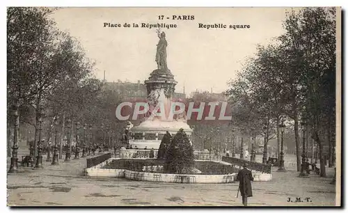 Paris - 10 - Place de la Republique - Cartes postales