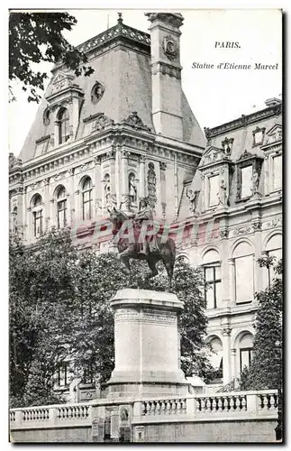 Paris - 4 - Statue d&#39Etienne Marcel- Ansichtskarte AK