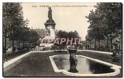 Paris - 10 - Place de la Republique - Cartes postales