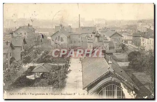 Paris - 10 - Vue Generale de l&#39Hopital Boucicaut - Ansichtskarte AK