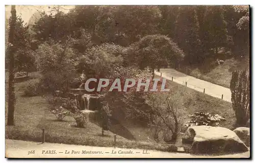 Paris - 14 - Parc Montsouris - La Cascade - Ansichtskarte AK