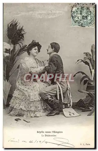 Fantaisie - Couple - militaria - uniforme - Cartes postales