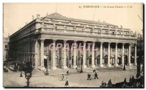 Cartes postales Bordeaux Le grand theatre