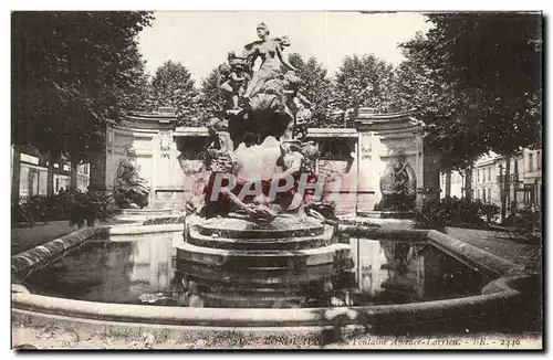 Cartes postales Bordeaux la fontaine Amedee Larrieu