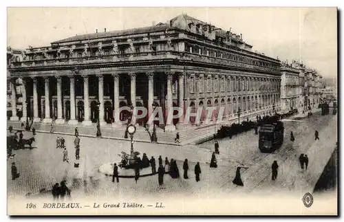 Cartes postales Bordeaux Le grand theatre