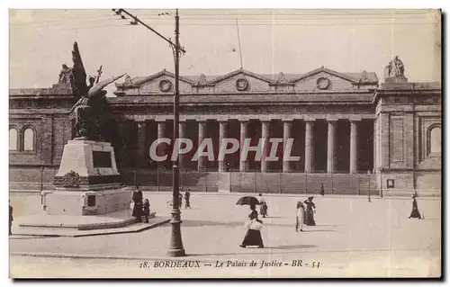 Ansichtskarte AK Bordeaux le palais de justice