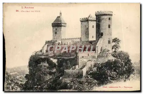 Cartes postales Ariege Chateau de Foix