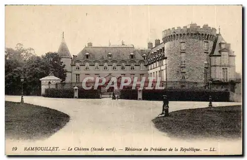 Ansichtskarte AK Rambouillet Le chateau Residence du President de la Republique