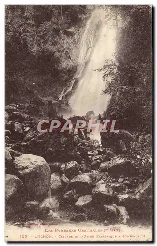 Cartes postales Luchon Cascade de l&#39usine electrique a Soubrouille