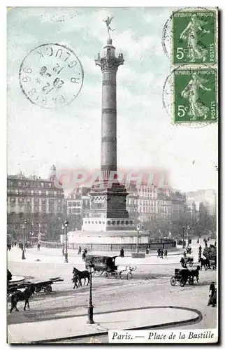Cartes postales Paris Place de la Bastille