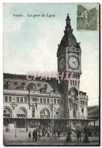 Cartes postales Paris Gare de Lyon